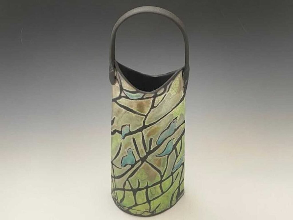 Blue Birds in the Forest