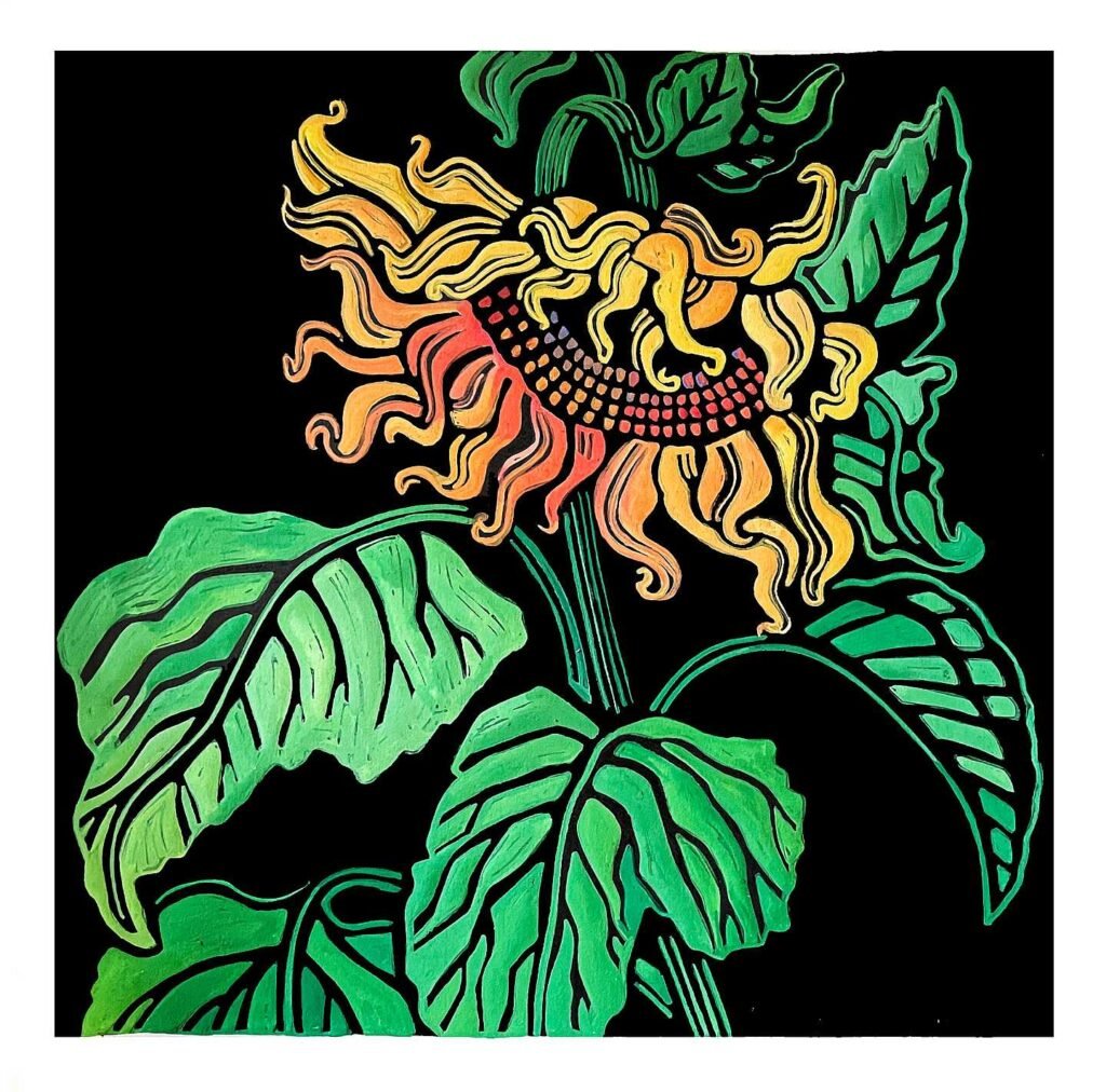 Gnarly Sunflower