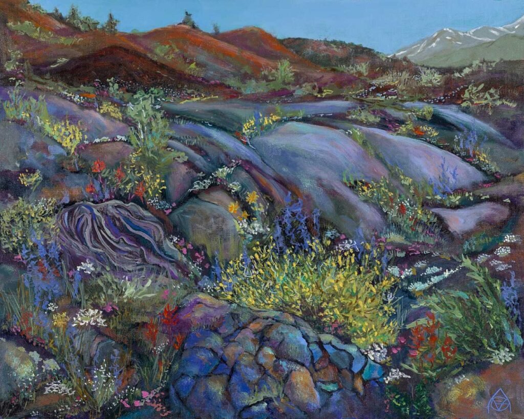 Spring Blossoming at the Craters